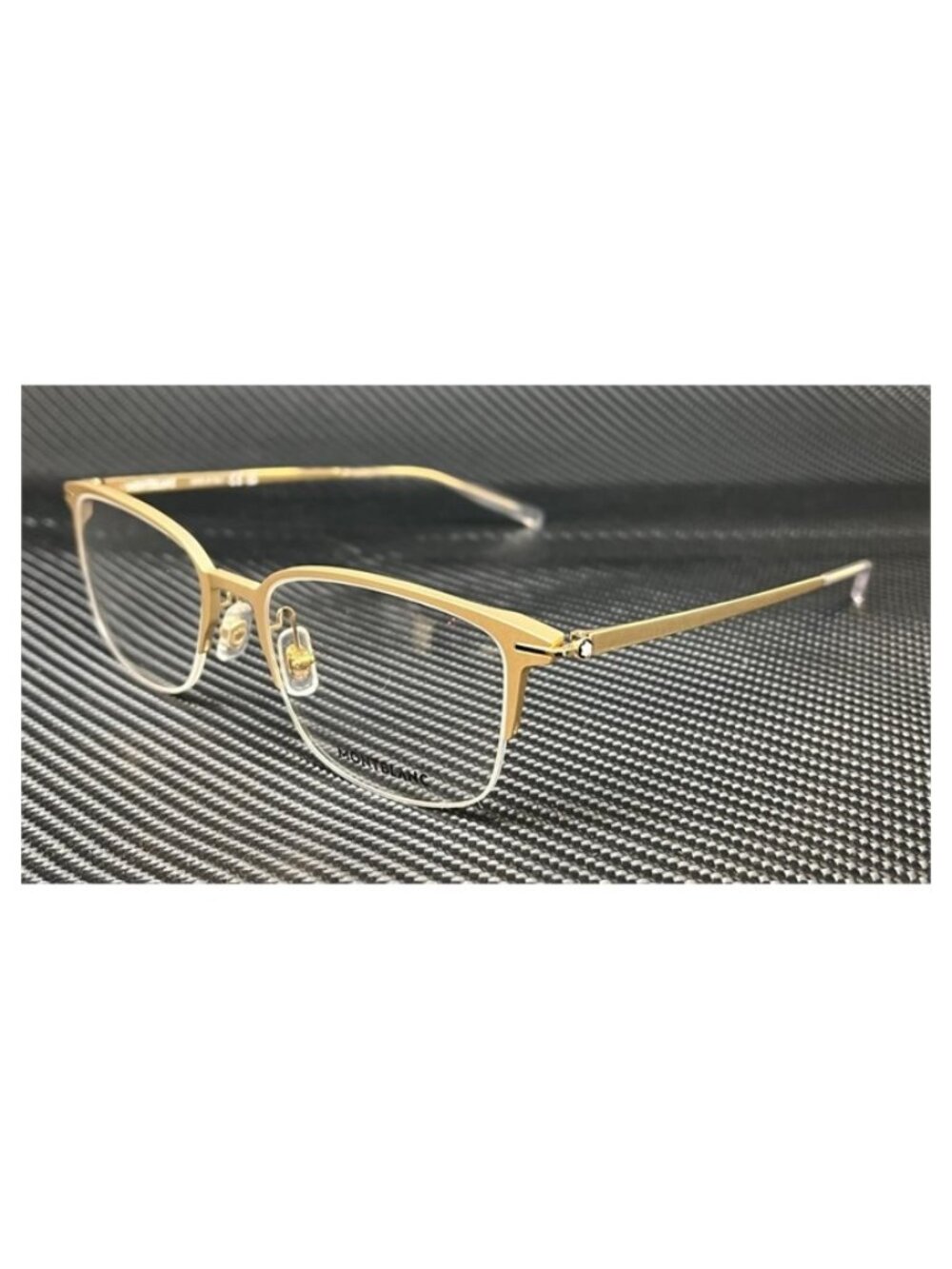 New MONT BLANC Men  Gold Eyeglasses  54- 19- 145